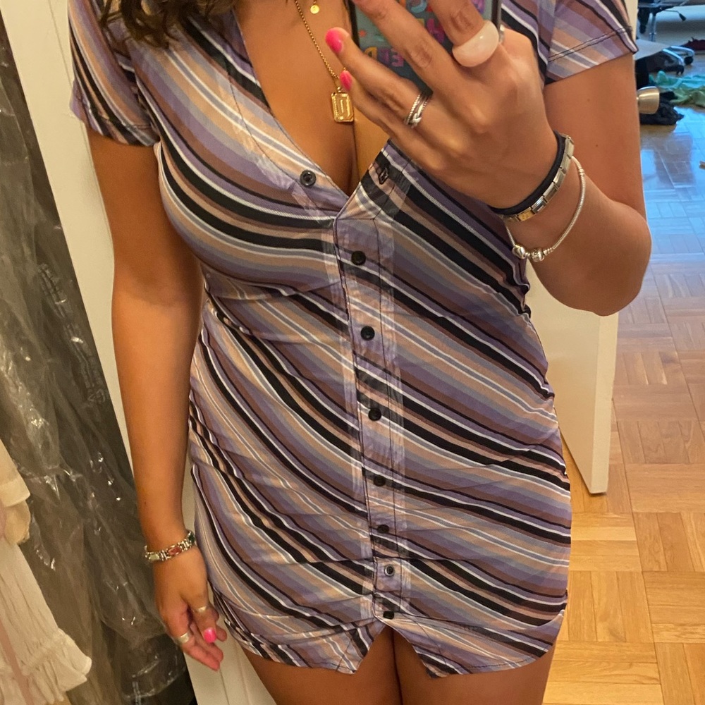 Motel striped dress
